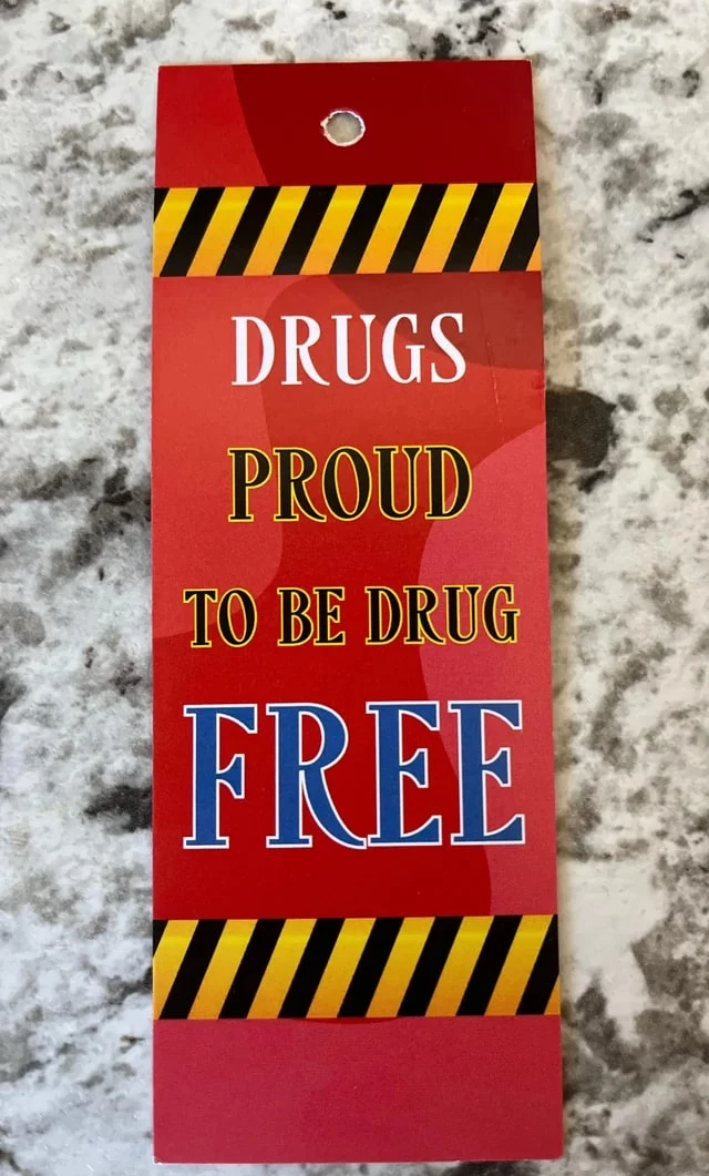 A Bookmark From A School