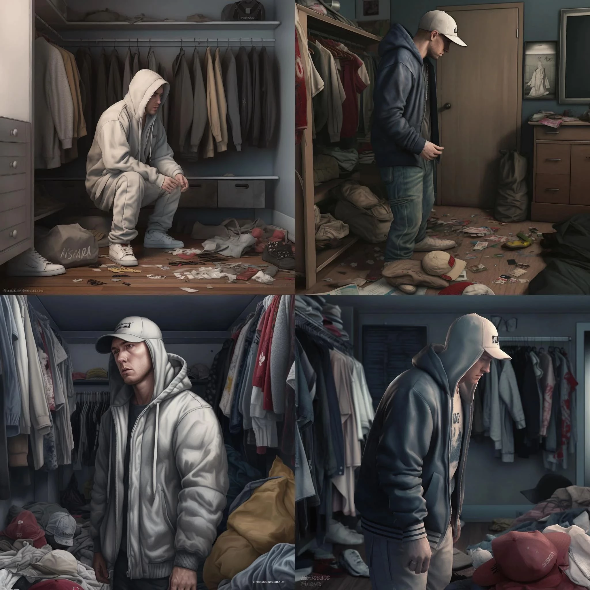 Eminem Cleaning Out His Closet