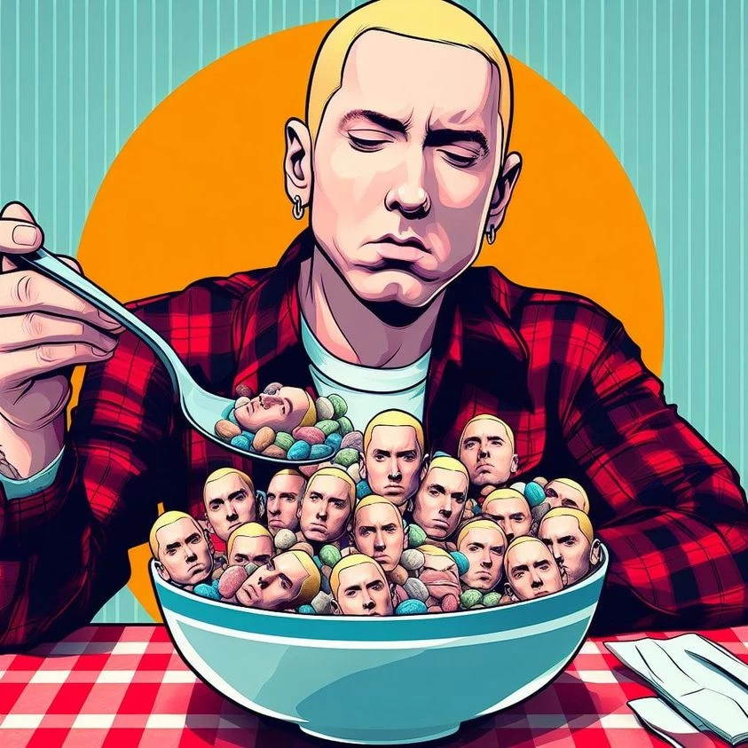 Eminem Eating Eminem