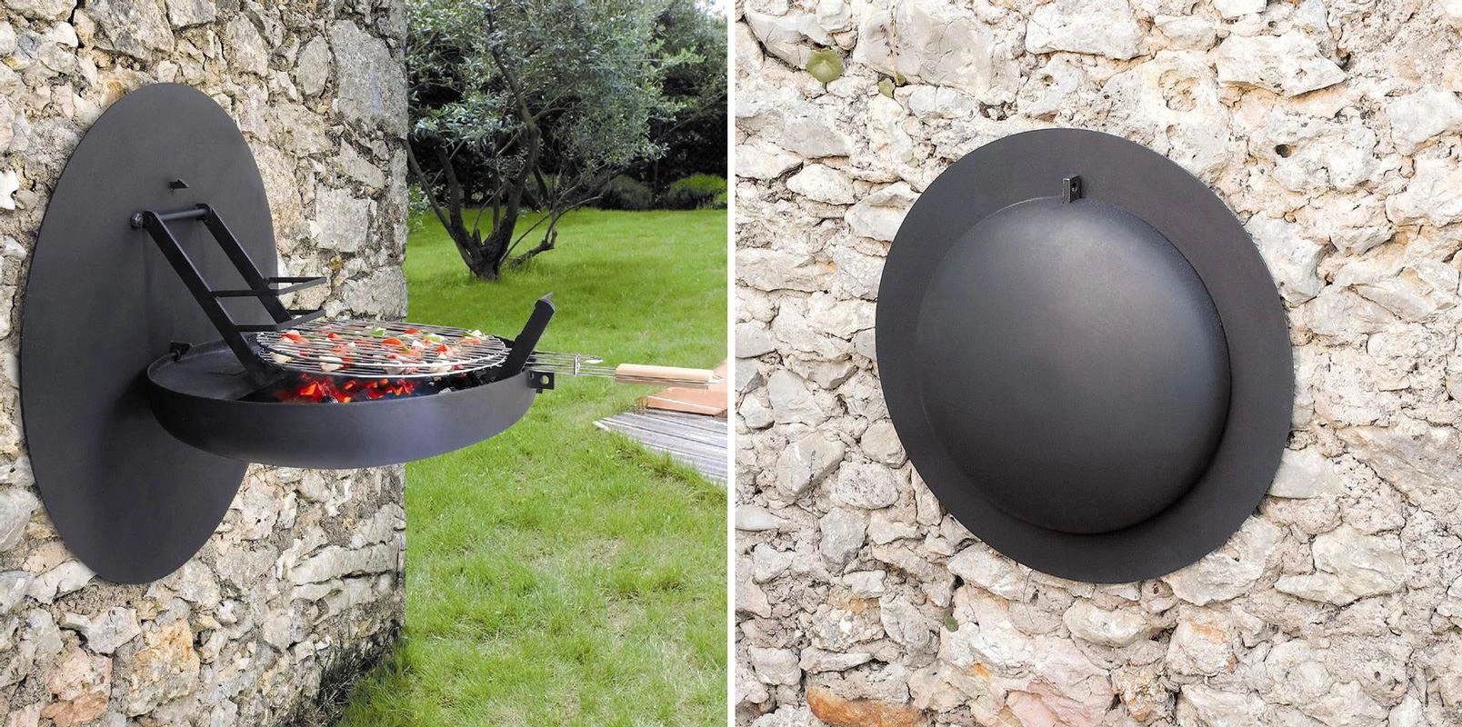Foldout Bbq For Space Saving