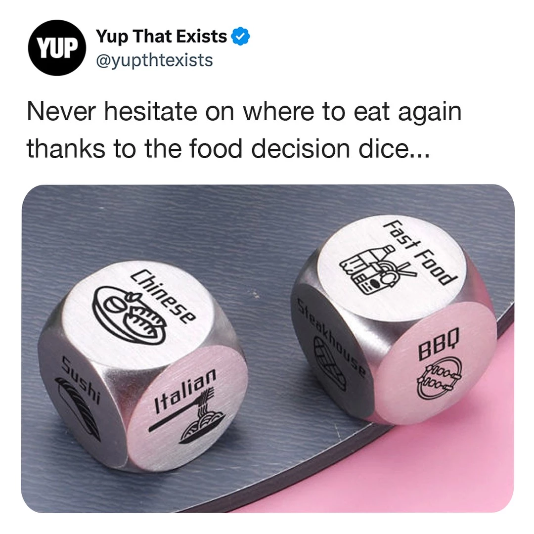 Food Decision Dice