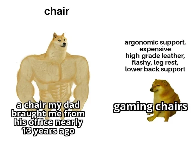 Gaming Chairs Ain't Good