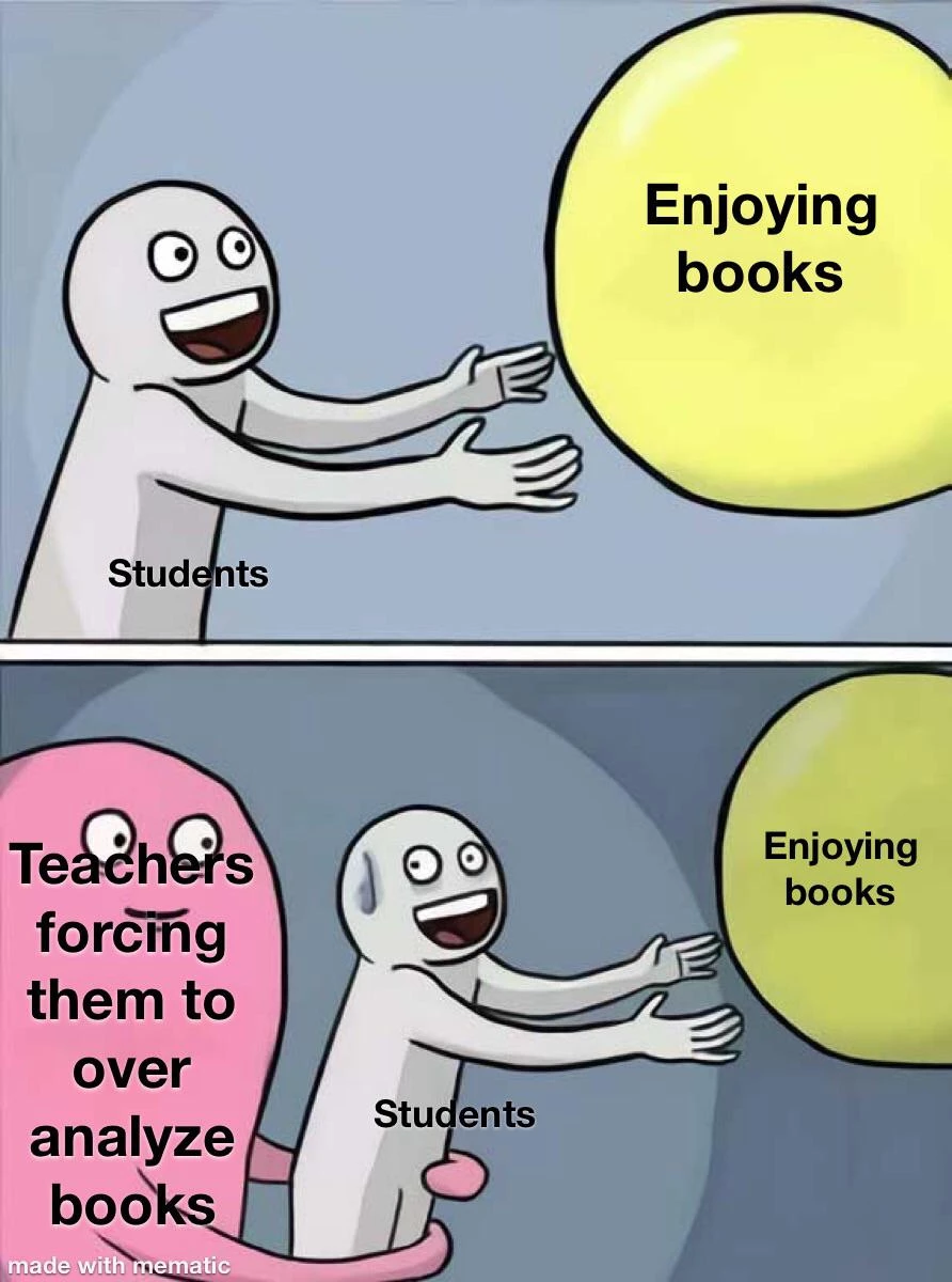 I Just Want To Enjoy The Book Sir