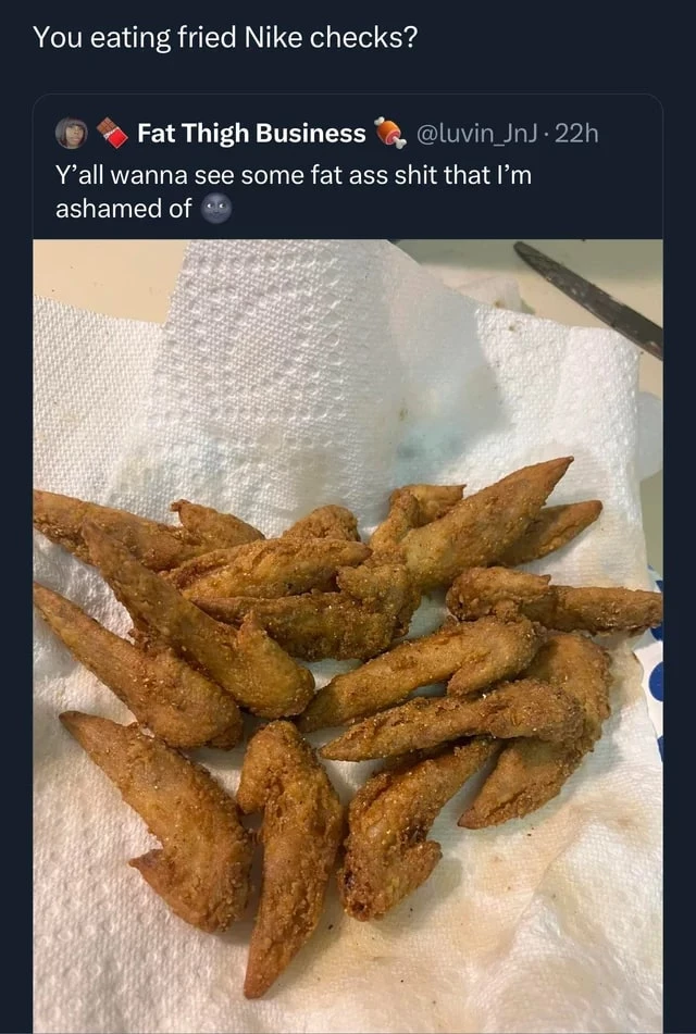 It's A Fine Line Between Fried Chicken And Fried
