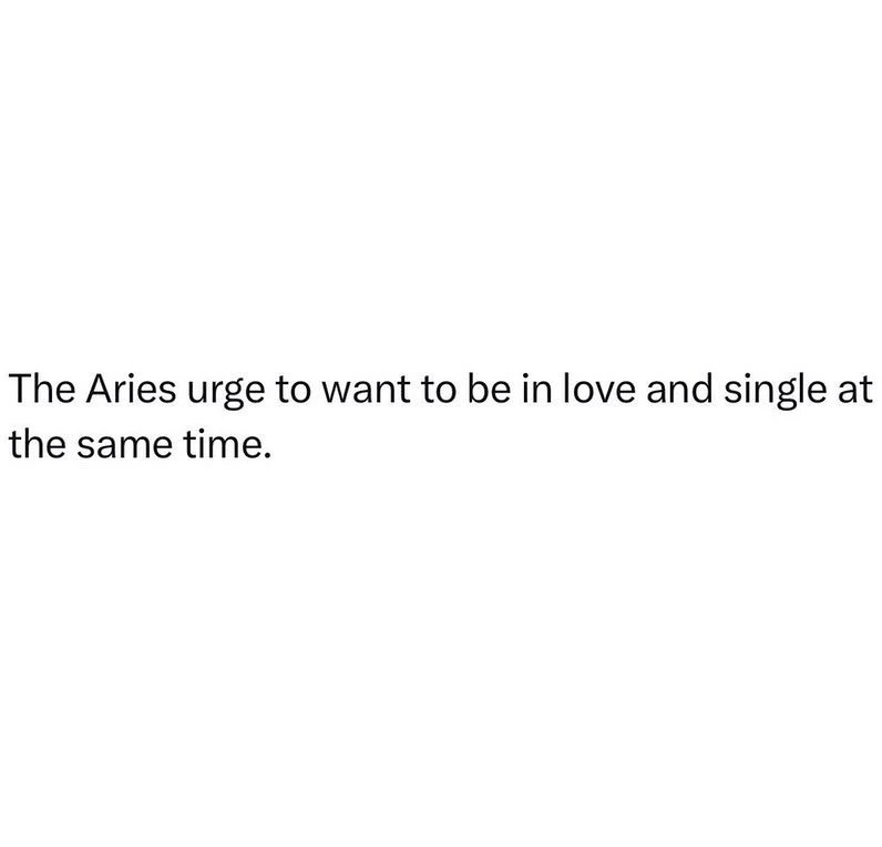 It's Hard To Date Aries