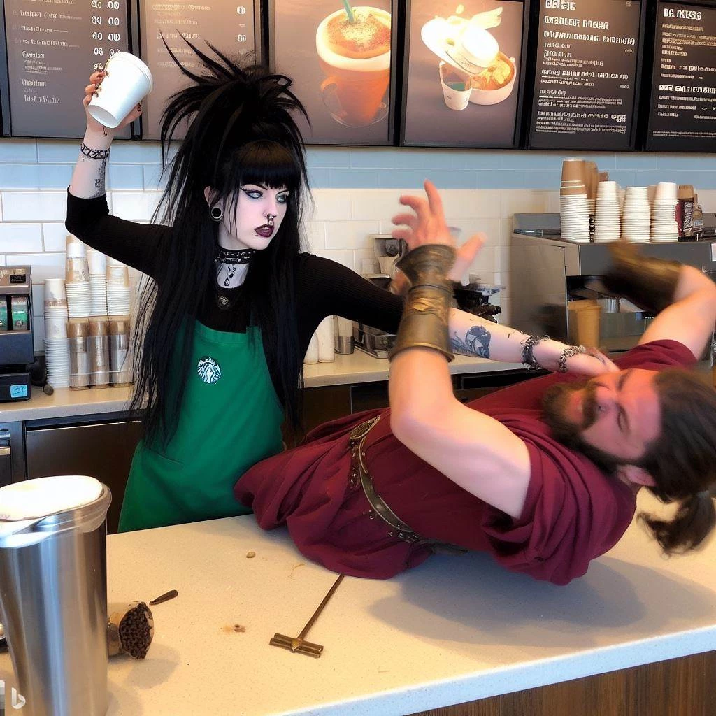 Latte With Extra Violence