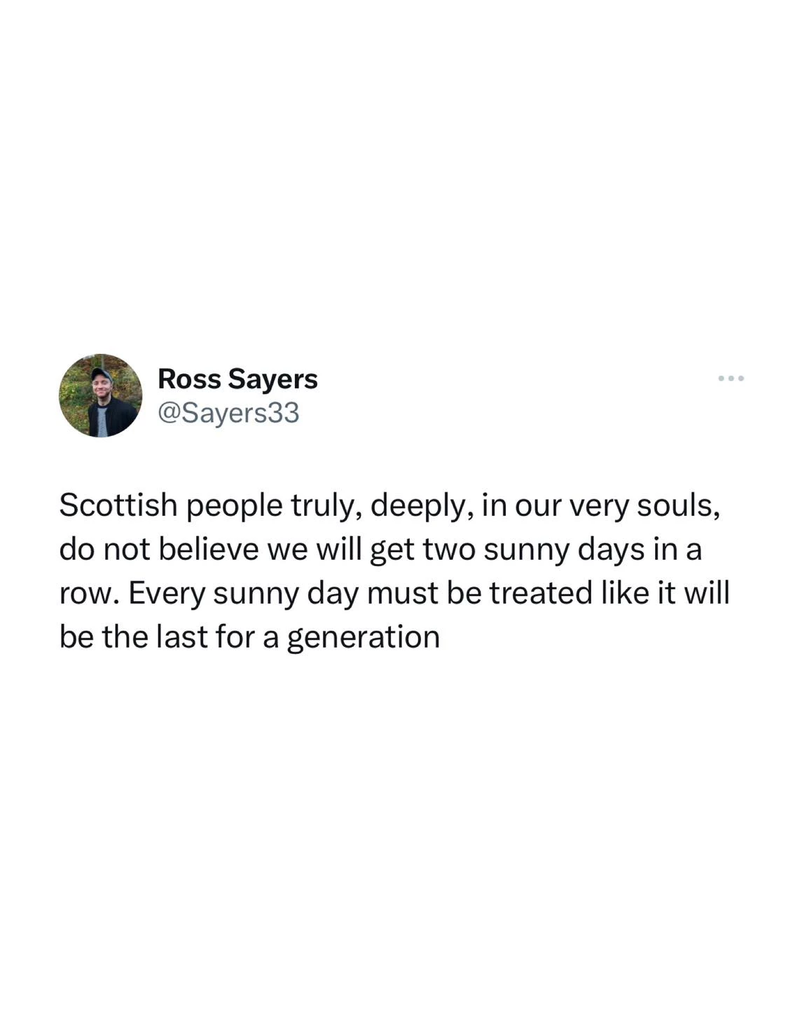 Summer Is Expensive In Scotland