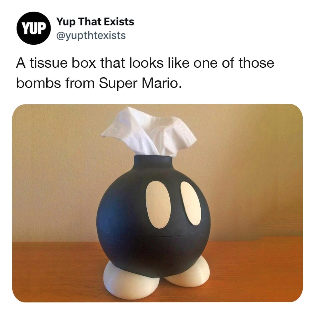 Super Mario Tissue Box