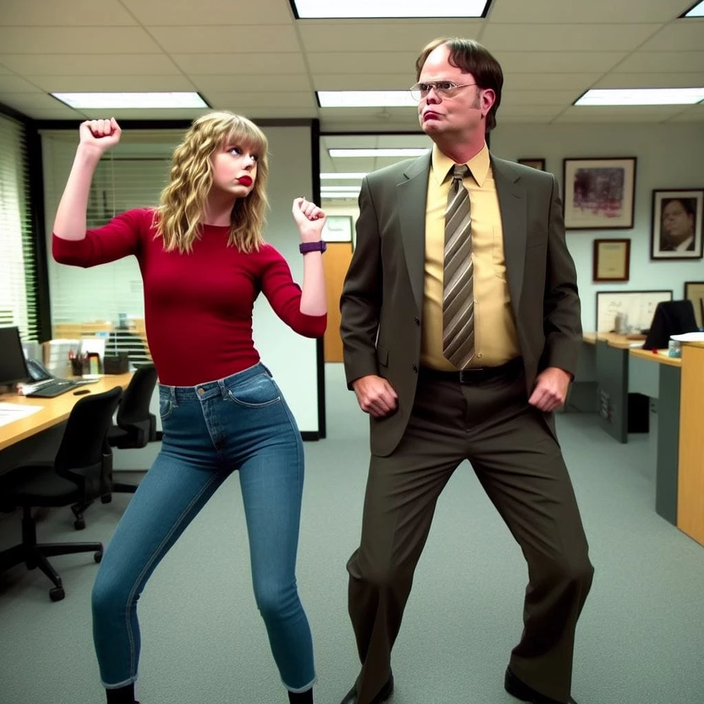 Taylor In The Office