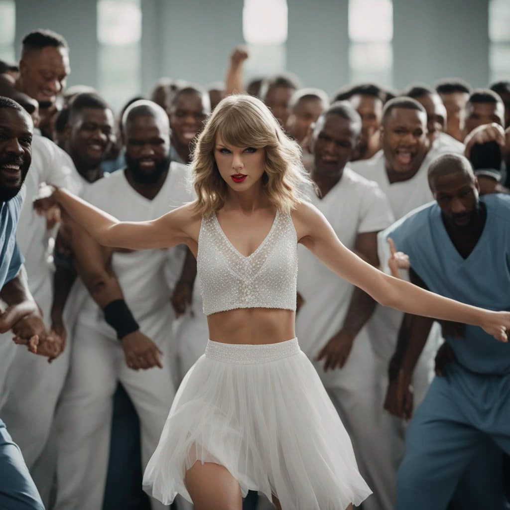 Taylor Performing For Prison Inmates