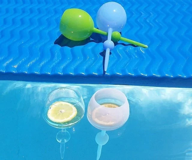 This Floating Wine Glass