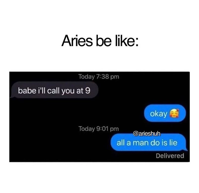 What About Aries Man Then, Hmmm?