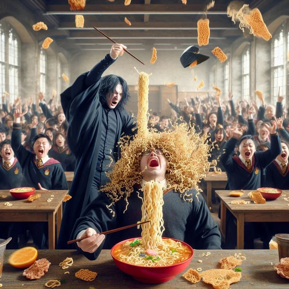 You Dare To Use My Ramen Against Me, Potter?
