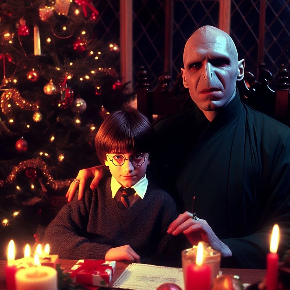 Young Potter At A X-mas Party