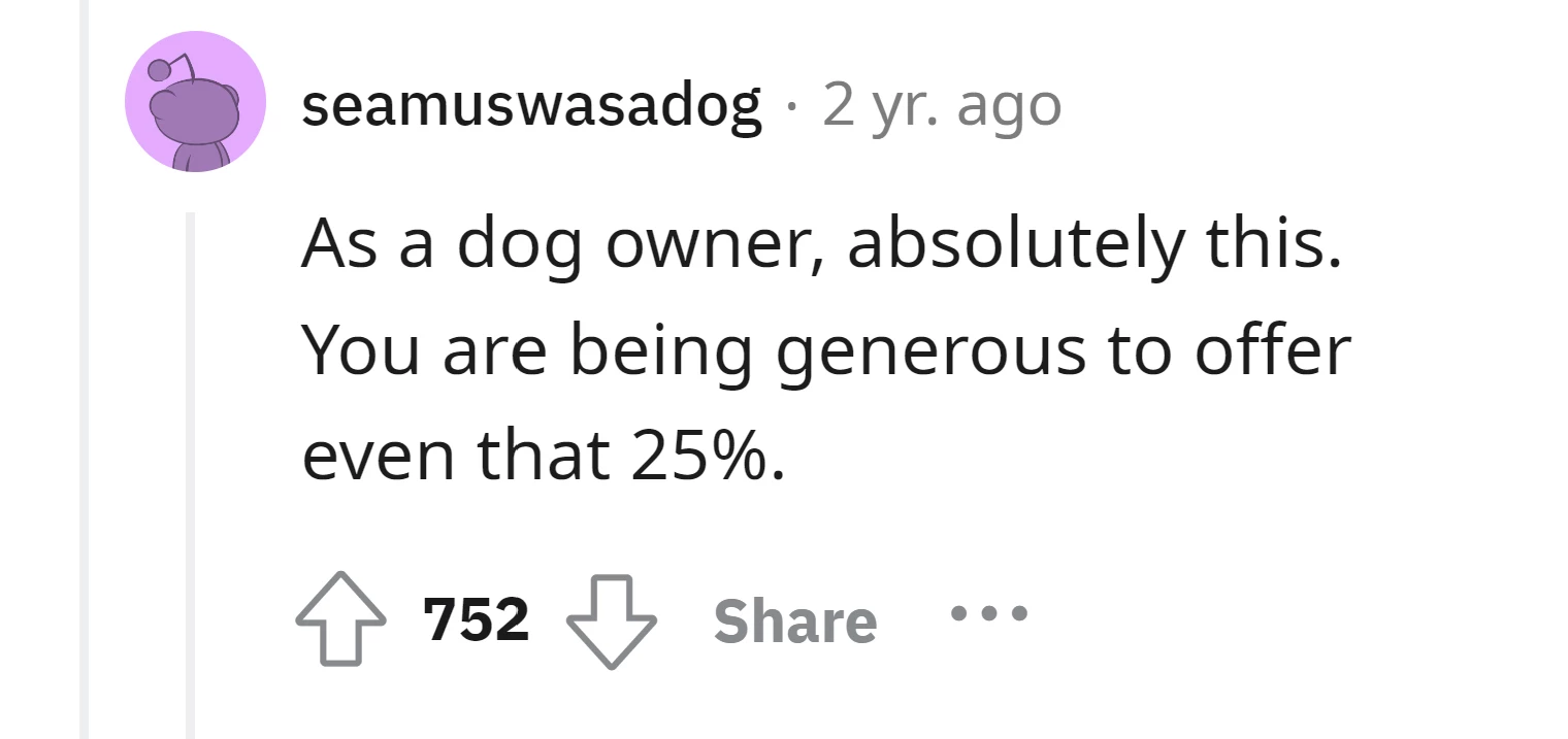 Even a dog owner agrees