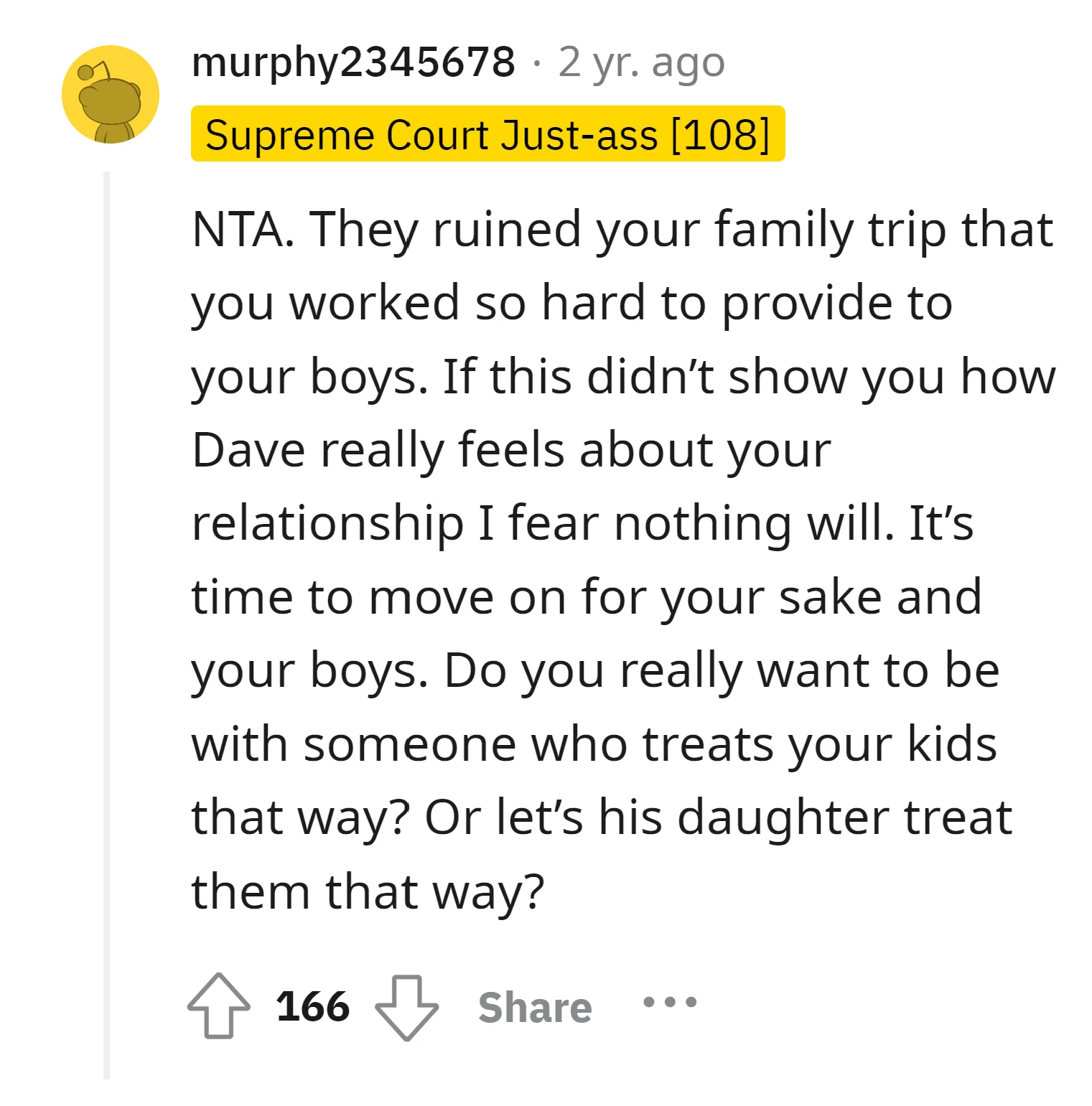 Dave Could Have A Bad Influence On Your Children, OP!