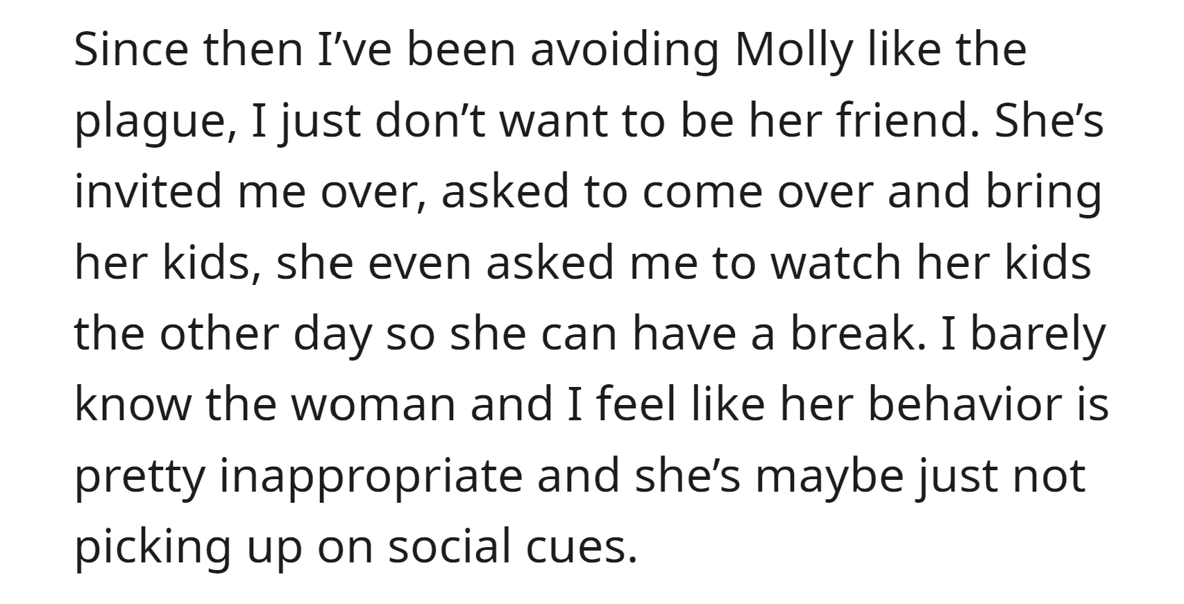 I Kinda Feel Bad For Molly