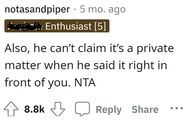 It's Not A Private Matter!