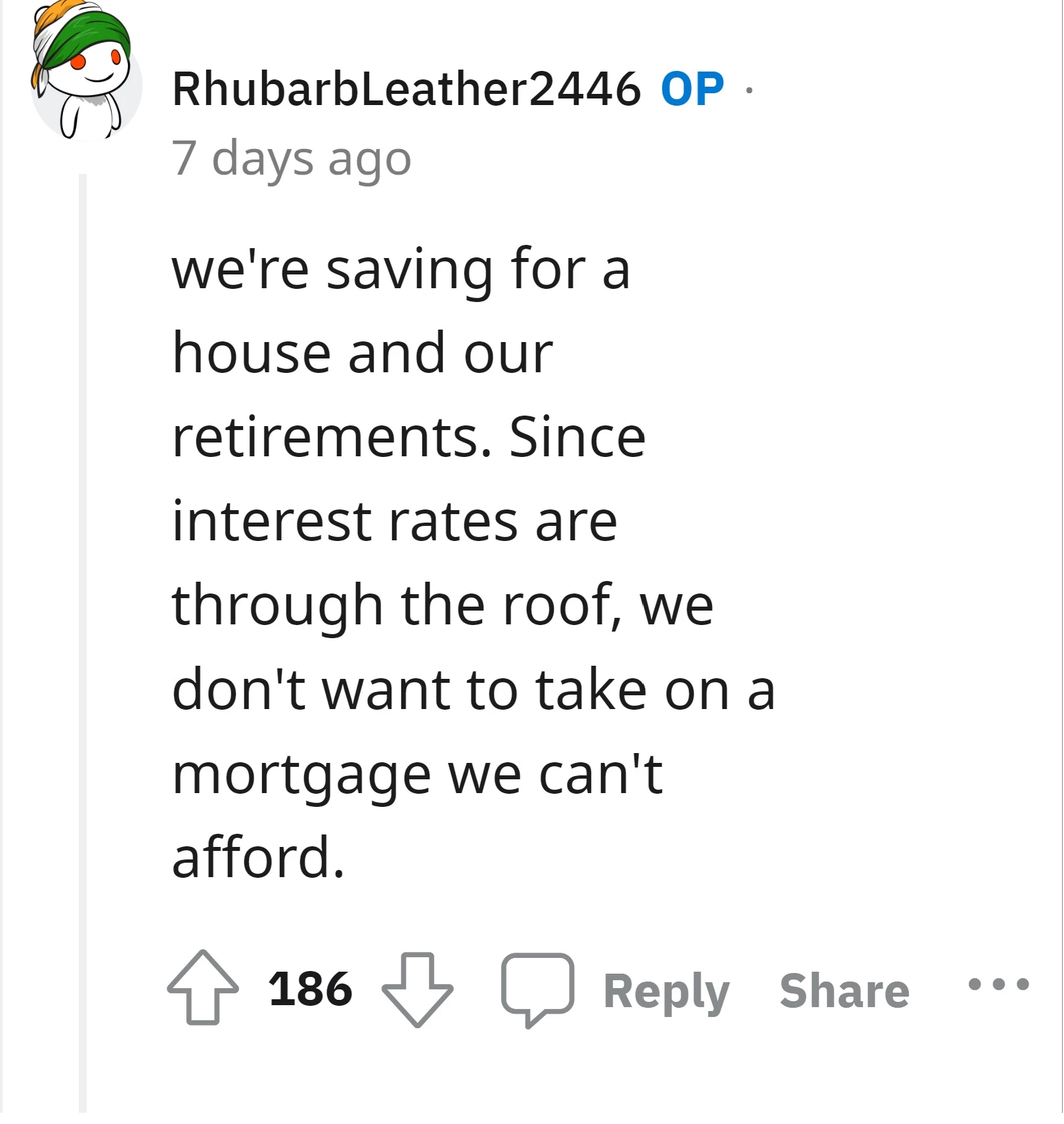 Thank God OP justified his spending and explained their financial plan