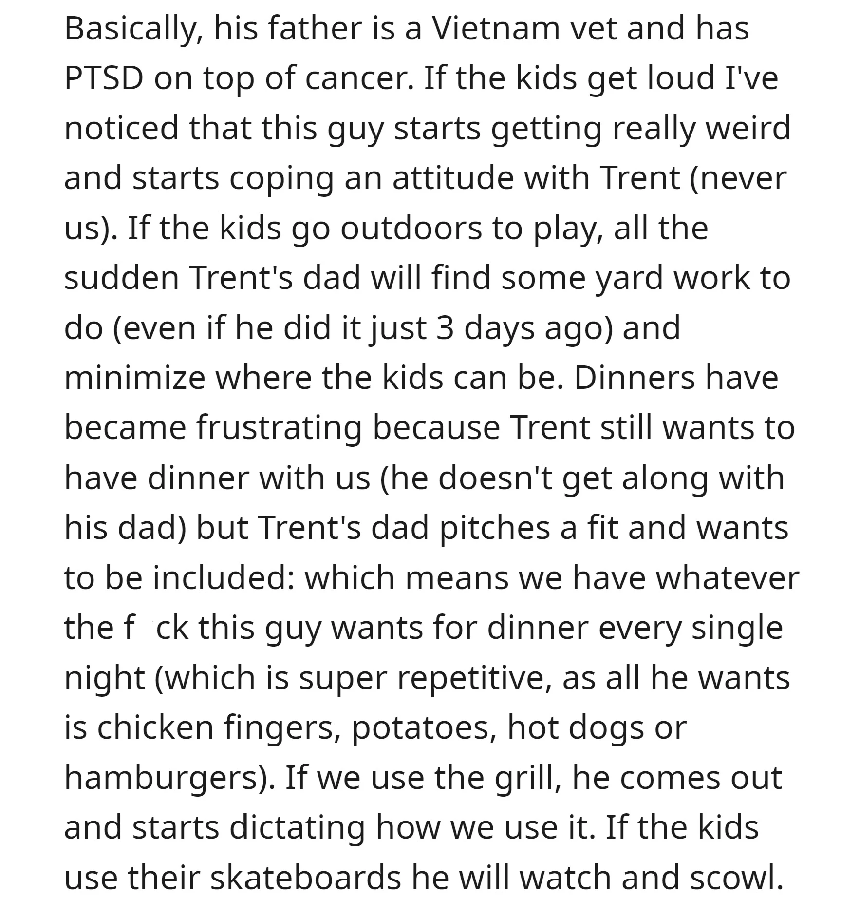 Trent's Dad Is Really A Big Problem And You Can't Blame Him Either