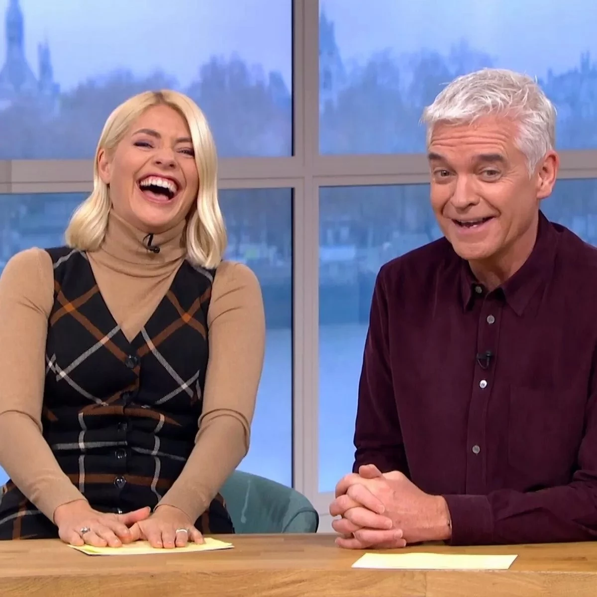Holly was so happy on This Morning