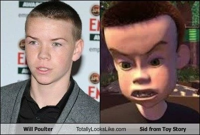Guy with eyebrows: Will Poulter