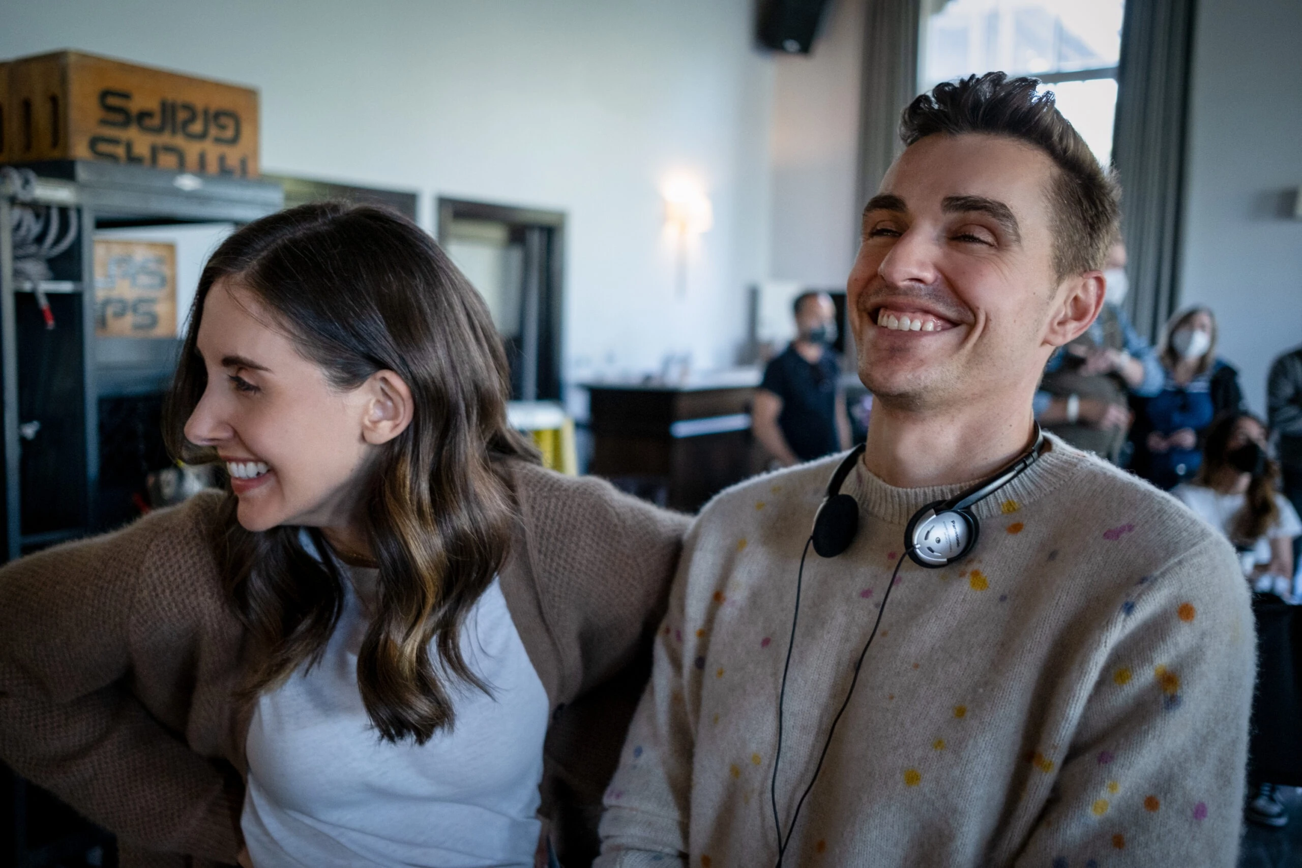 The couple Alison Brie & Dave Franco