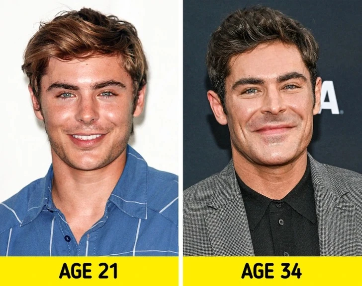 what did zac efron do to his face