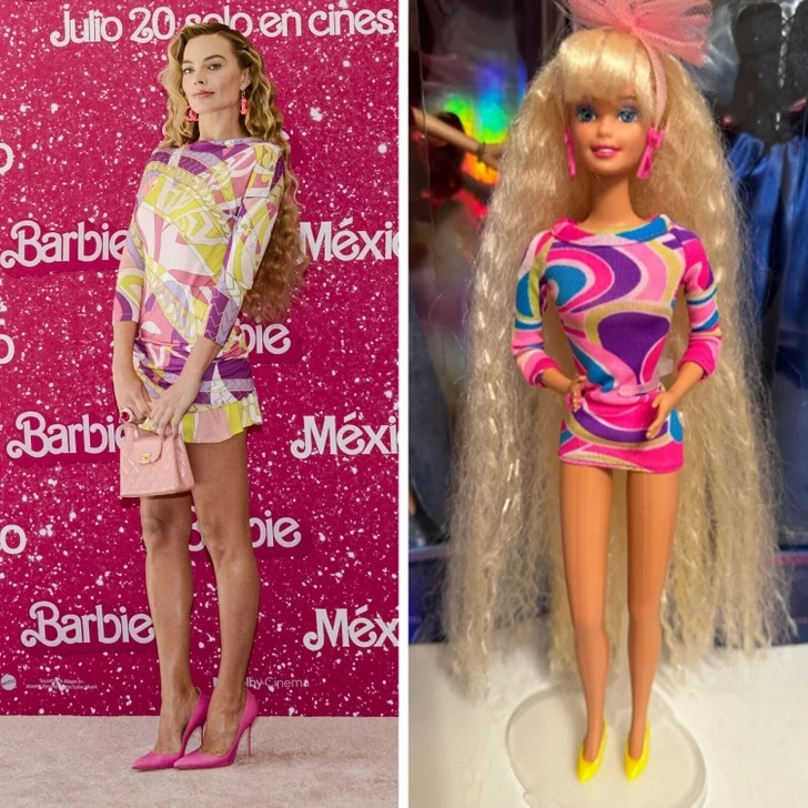 Margot Robbie as “Totally Hair” Barbie