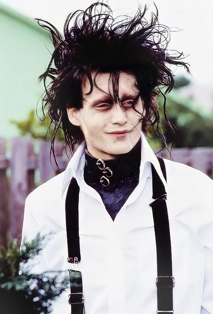 Johnny Depp in the film Edward Scissorhands