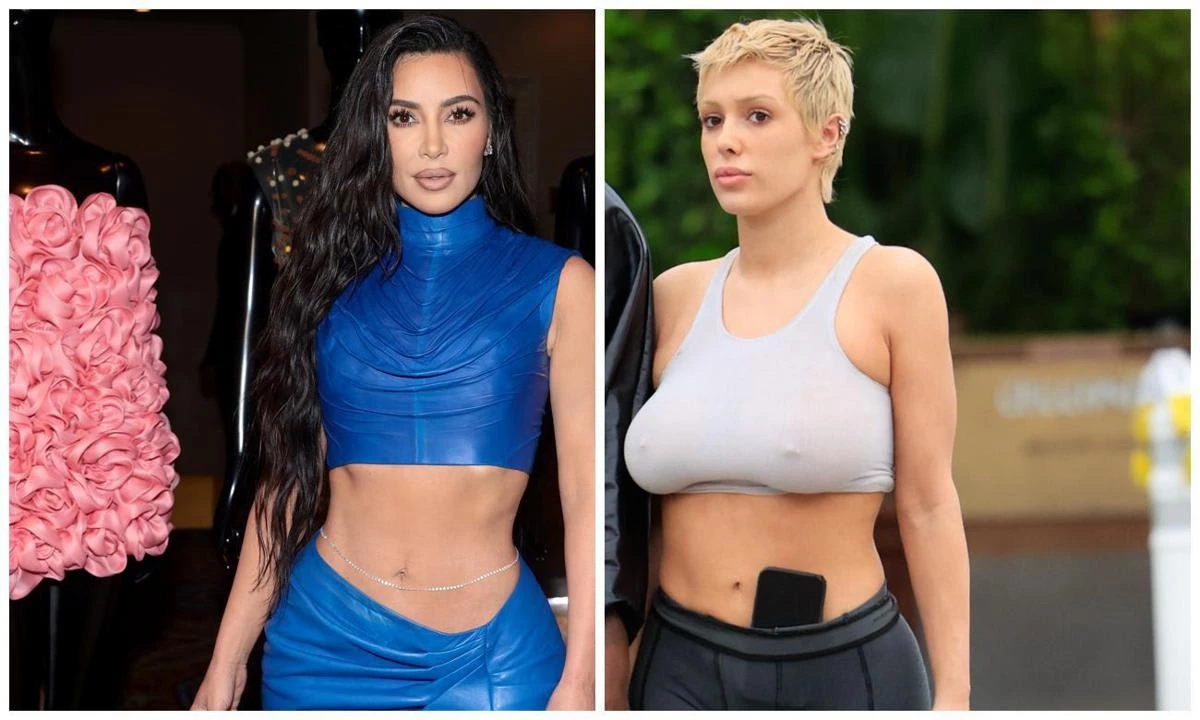 Kim Kardashian and Bianca Censori