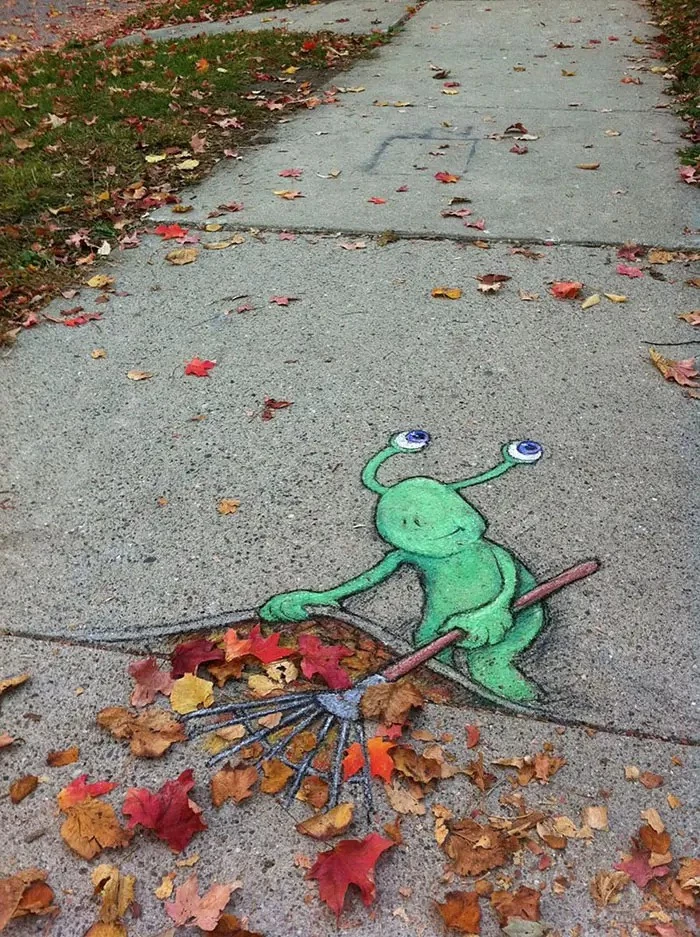 street art with nature
