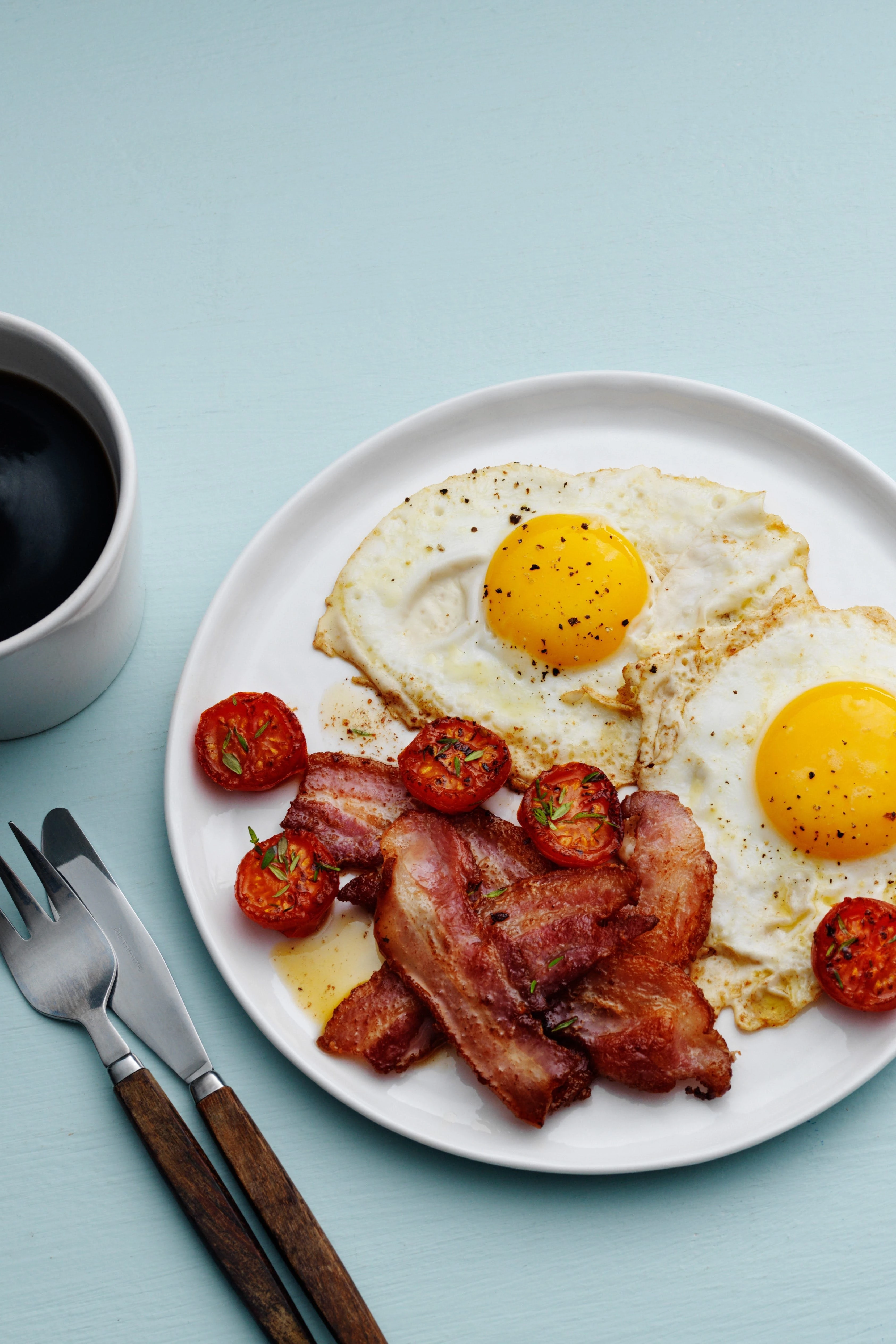 2 things that go together: Eggs And Bacon