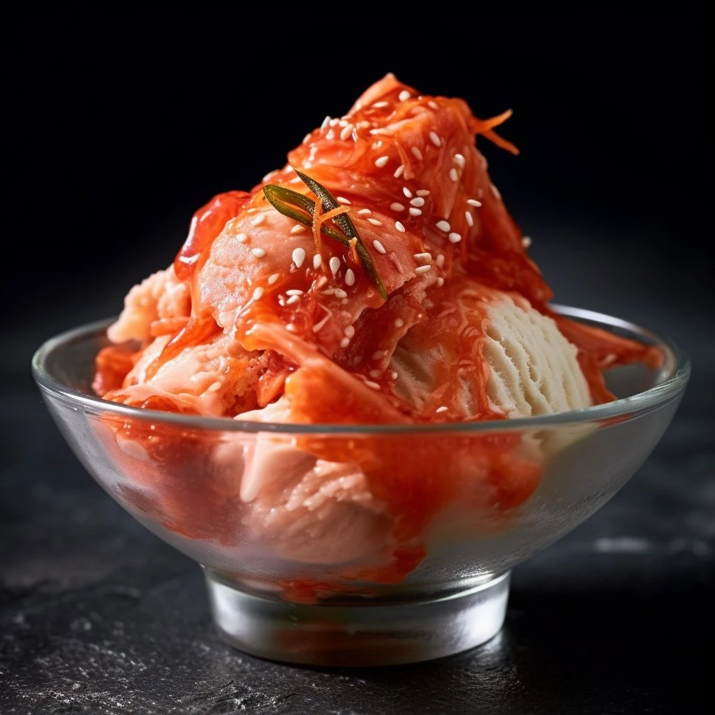 Crazy food combinations: Kimchi Ice Cream