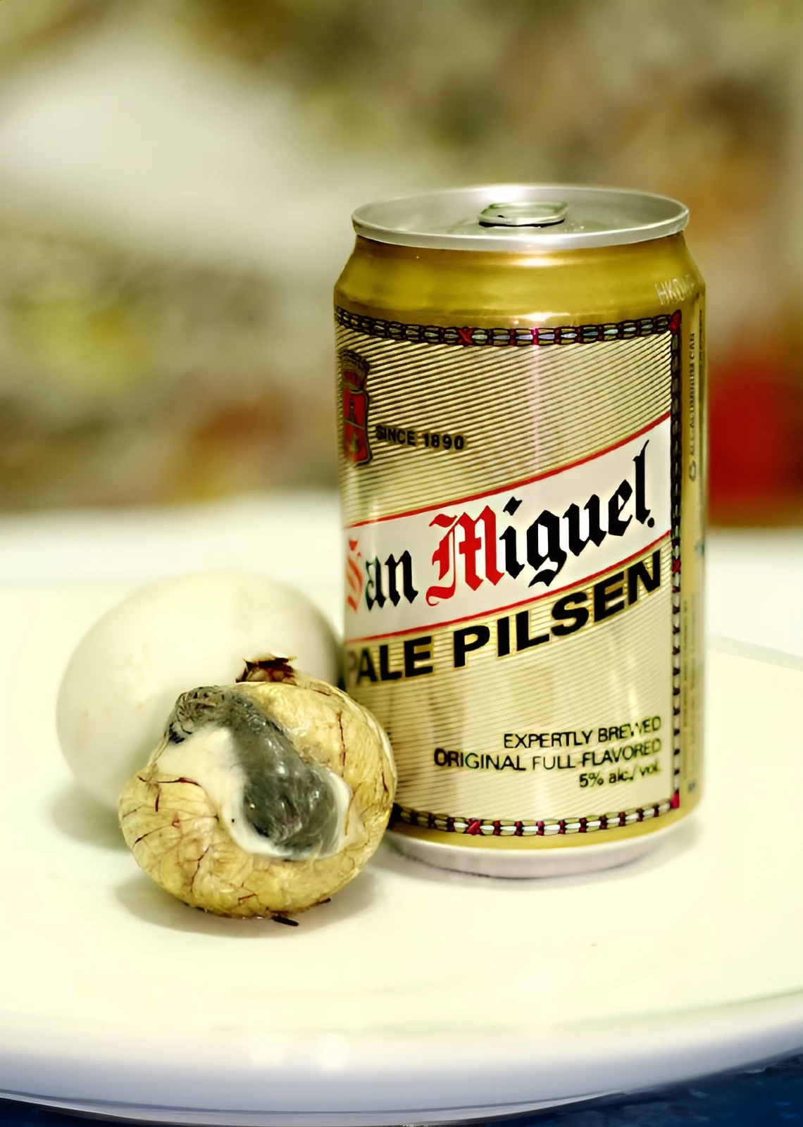 Good food combinations: Balut With Beer