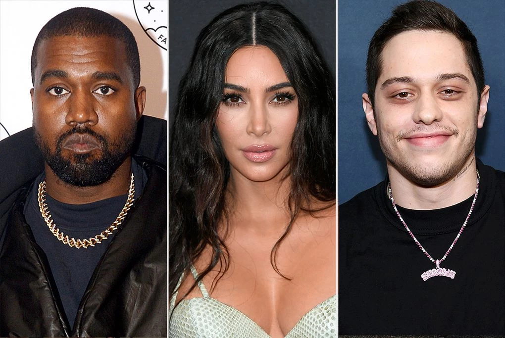 Kim Kardashian, Pete Davidson, And Kanye West