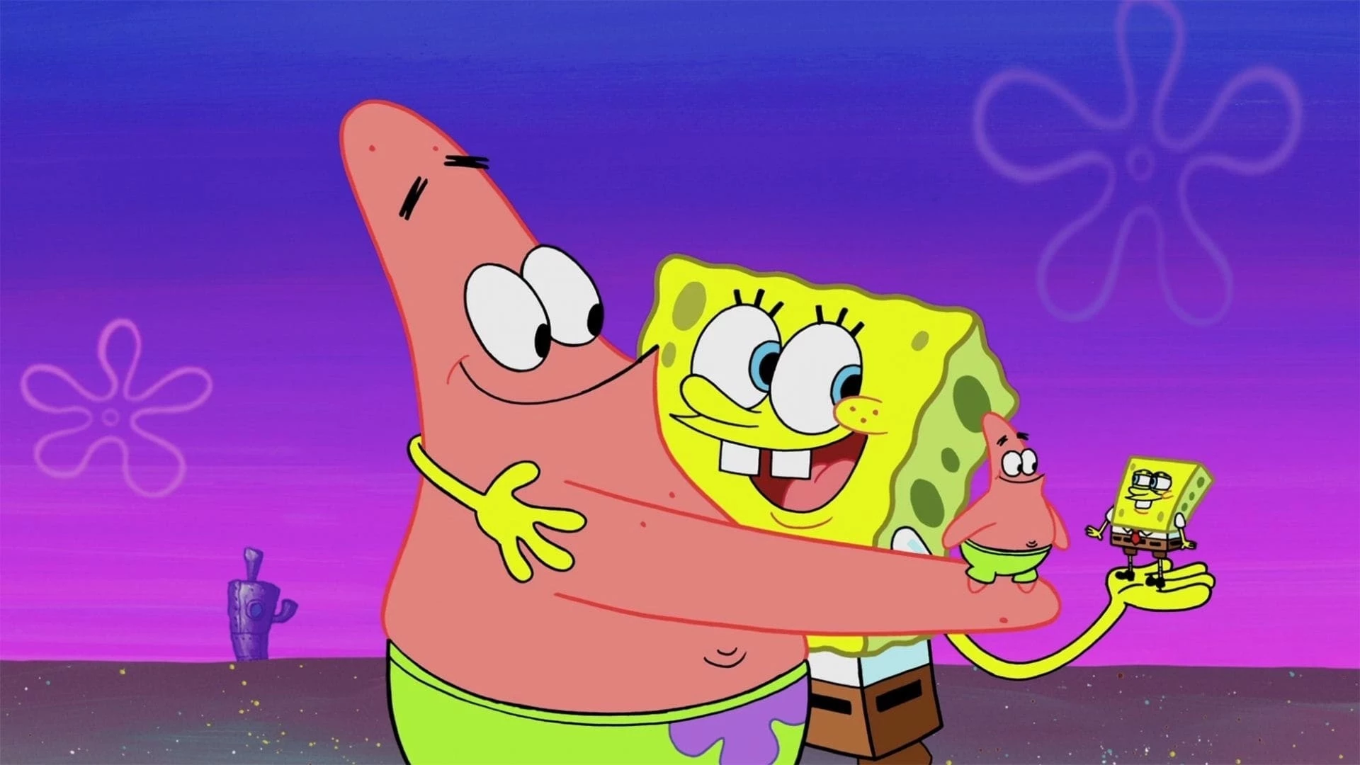Cartoon best friends duos: SpongeBob SquarePants And Patrick Star