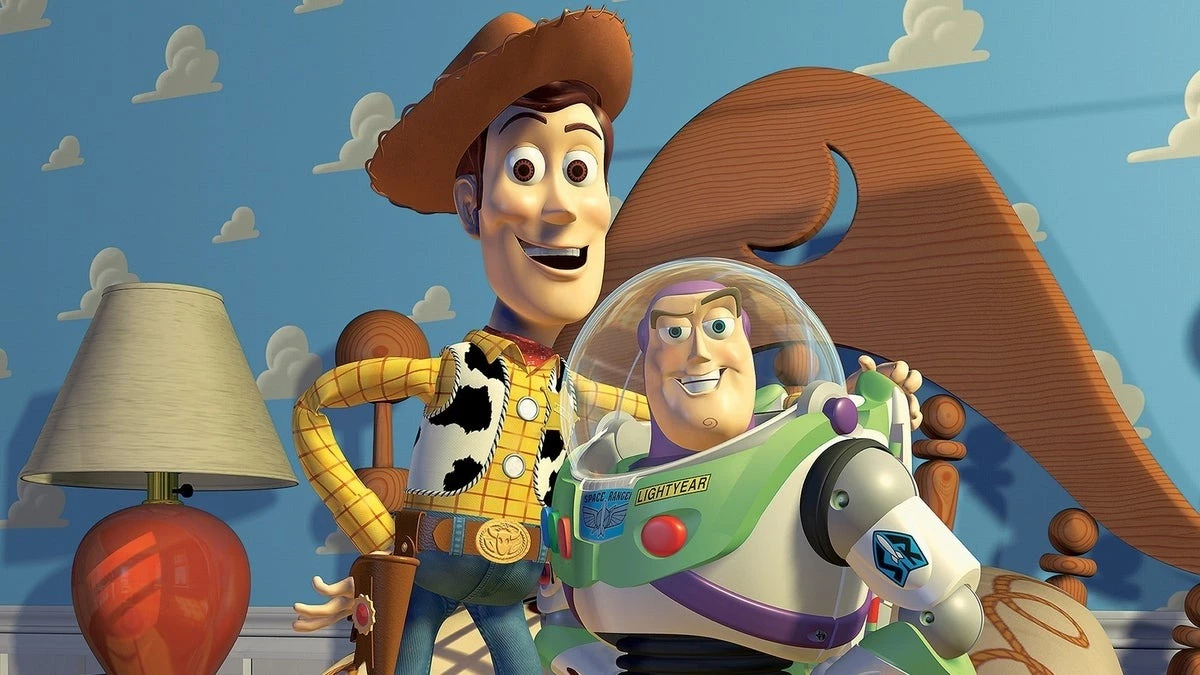 Cartoon pairs: Woody And Buzz