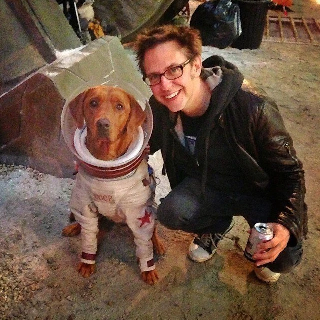 Cosmo and James Gunn decided to take a photo for memory
