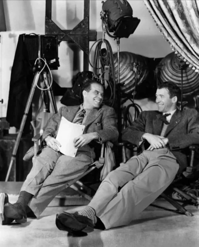 Frank Capra and actor James Stewart