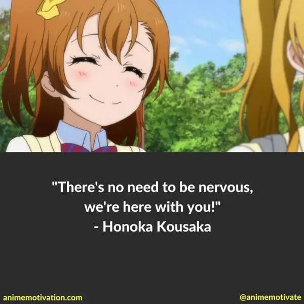 Honoka Kousaka's quotes about friendship