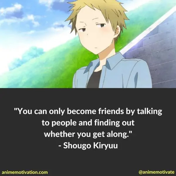 anime quotes about friends