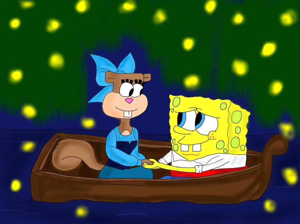 Spongebob gay almost kisses a girl