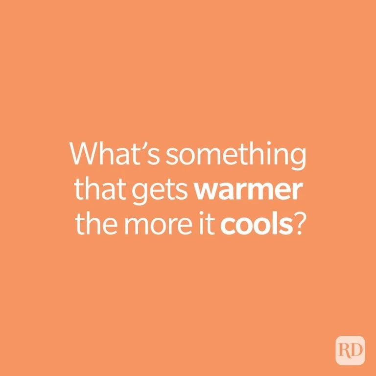 What’s something that gets warmer the more it cools?