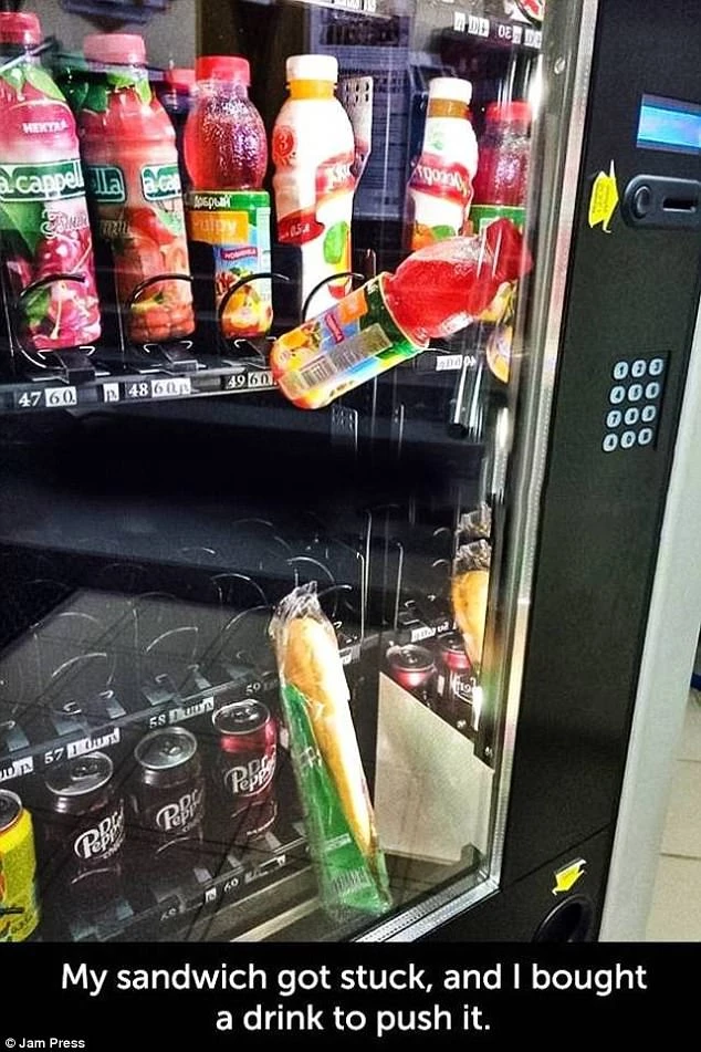 people whose days were ruined by vending machines