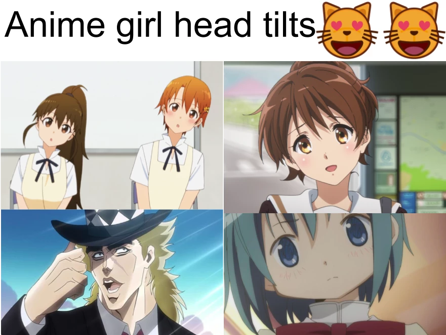 Love It When Anime Girls Tilt Their Head