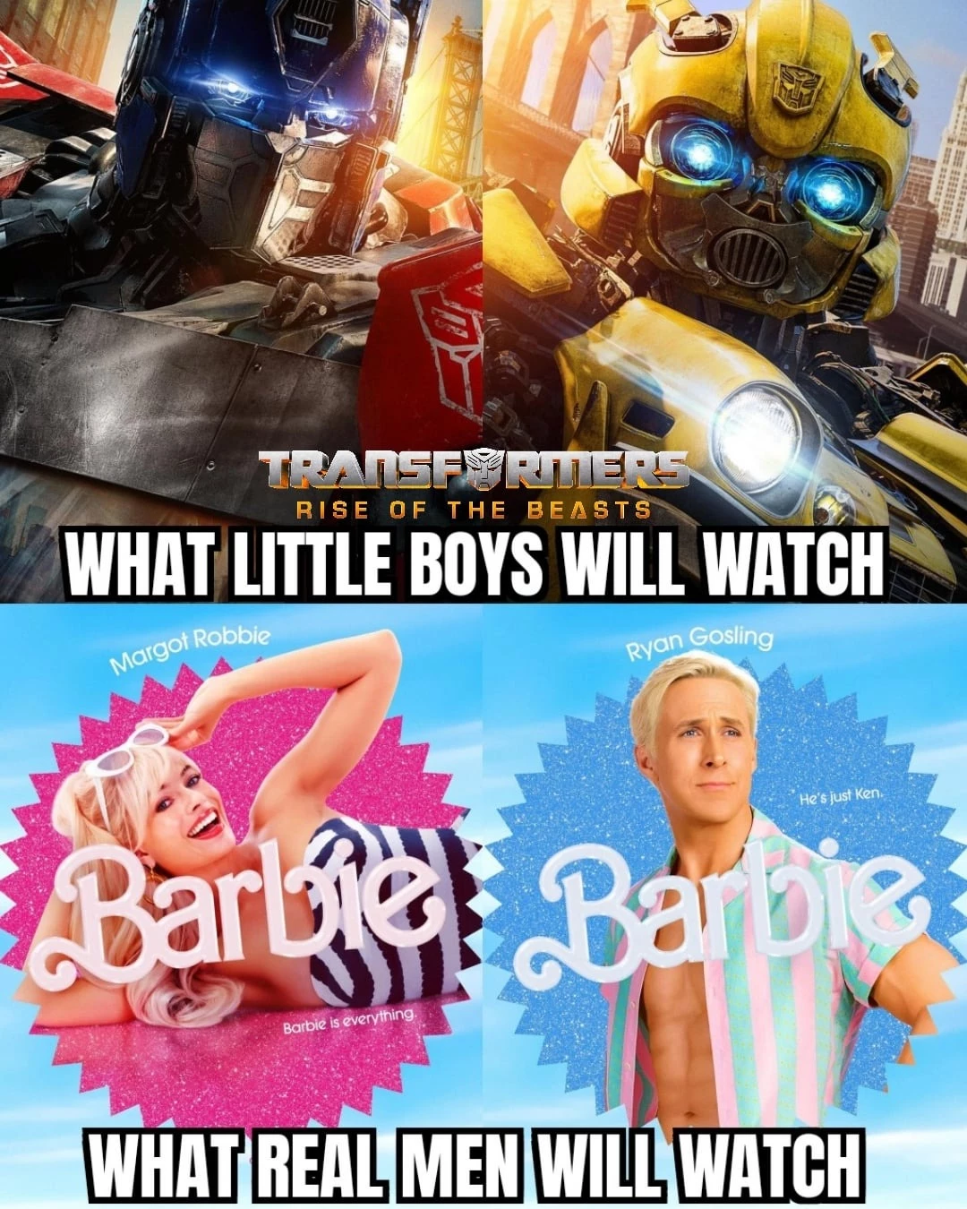 No hate, Optimus, But Barbie Is Miles Clear In Terms Of Maturity