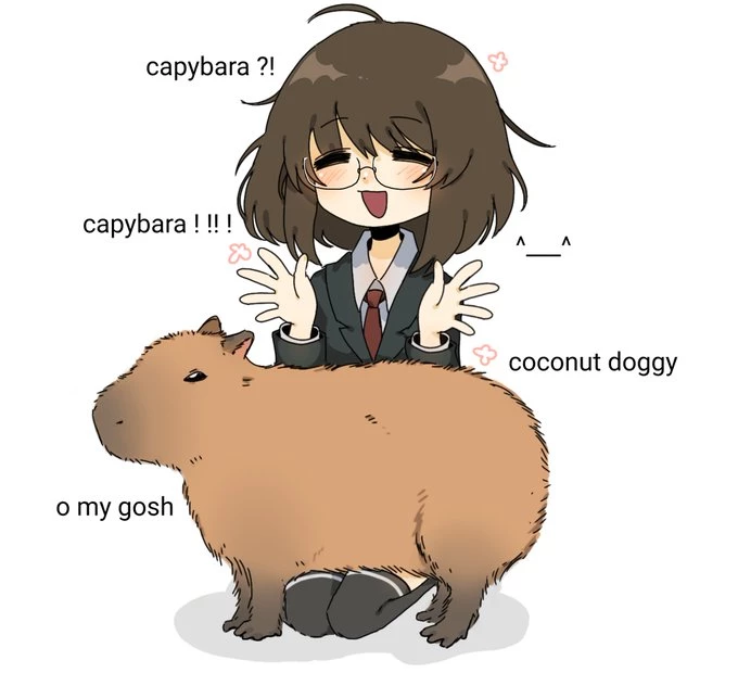 My Reaction Every Time I See A Capybara