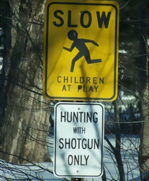 So I Can’t Hunt Children With Rifles?