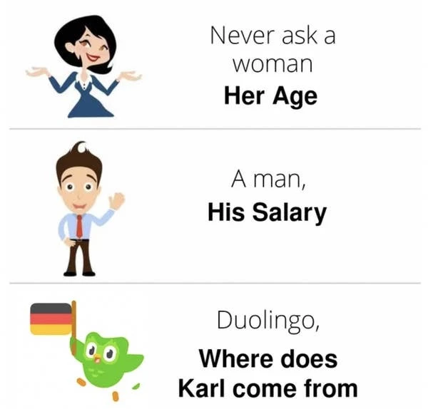For Your Information, Karl Is A Character You Will Often Encounter While Using The App